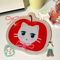 Image of Apple Kitty Mousepad 