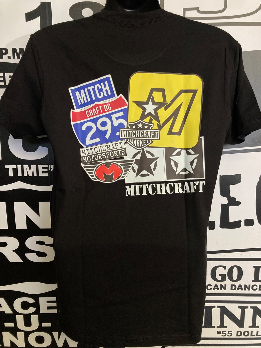 Image of MITCHCRAFT "MOTOR SPORT" Black T-shirt