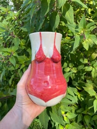 Image 2 of Large Red Swimsuit Vase