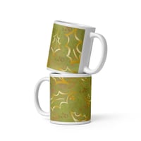 Image 2 of White glossy mug with Holiday Holly
