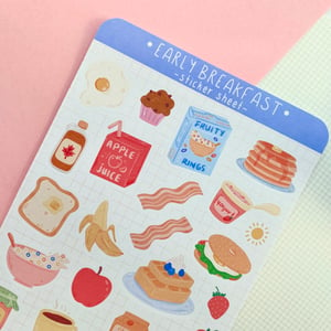 Image of Early Breakfast Sticker Sheet