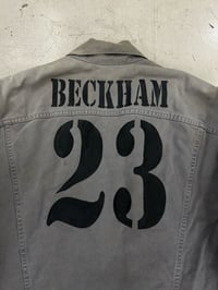 Image 4 of Custom Jean Jacket Beckham 2005-06