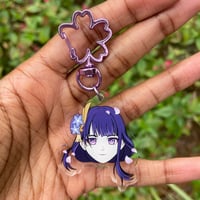 Raiden Shogun Acrylic Keychain