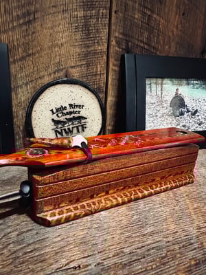 Image of Bloodwood/Mahogany with Snakewood inlay