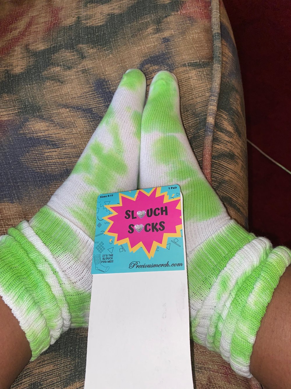 Precious Merch Exclusive Tie Dye Slouch Socks  