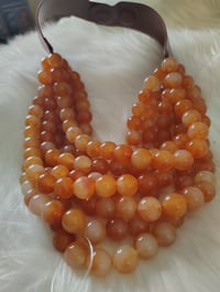 Image 2 of ORANGE CREAM NECKLACE 