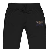 Image 3 of BOSSFITTED Navy Blue and Gold Logo Unisex Joggers