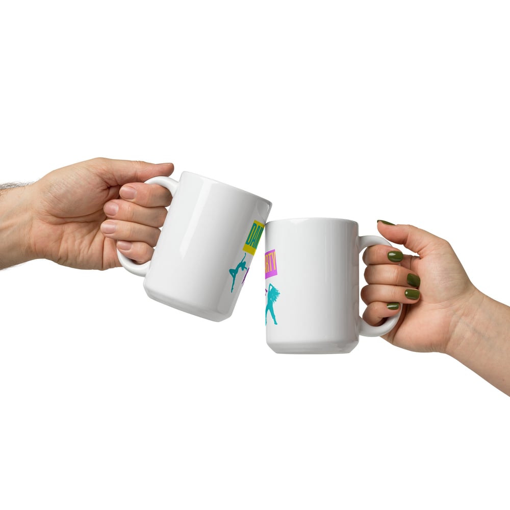 Image of Dance Party Mug (white,glossy)