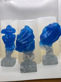 Image 2 of Silicone No Evil Statue Molds