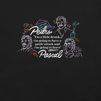 Image 1 of Pedro... "I'm going to have a panic attack" ... Pascal Doodle Tee (Dark Colors)