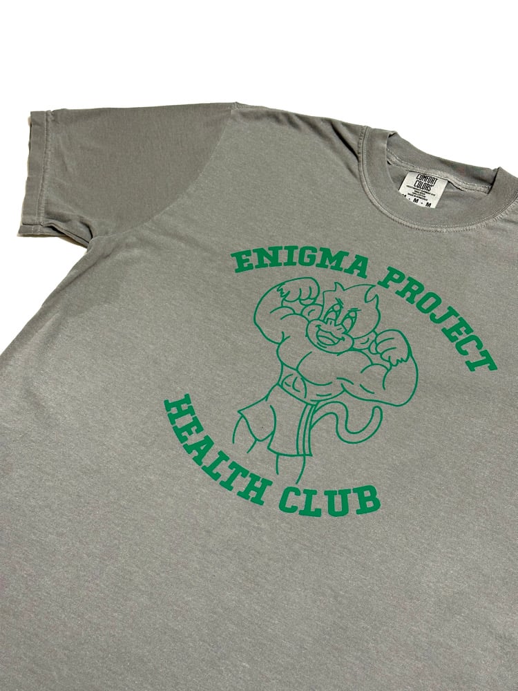 Image of Enigma Project Health Club Shirt.