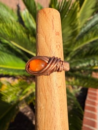 Image 2 of Carnelian copper ring