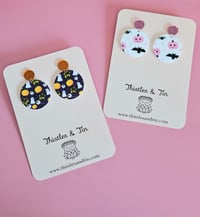 Image 1 of Printed Halloween Dangles - SKU 584
