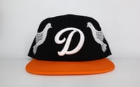 Image 4 of Double Dove orange brim SnapBack