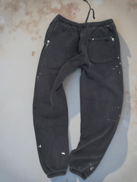 Image 3 of SKULL LOGO SWEATPANTS -OIL WASH