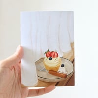 Cupcake by the window | Art Print