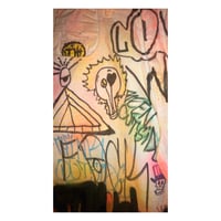 Image 3 of Spray Bombed Guess Shorts