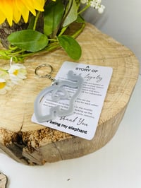 Image 5 of Elephant Friendship Keyring