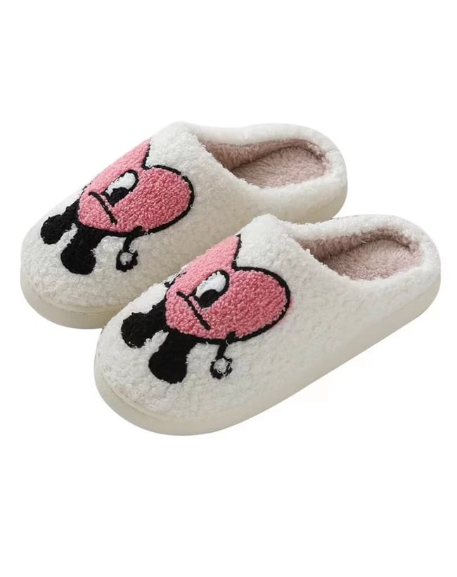 Pink Bad Bunny slippers _bellaboutiquexo_