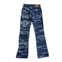 Image 2 of Hysteric Glamour typewriter jeans