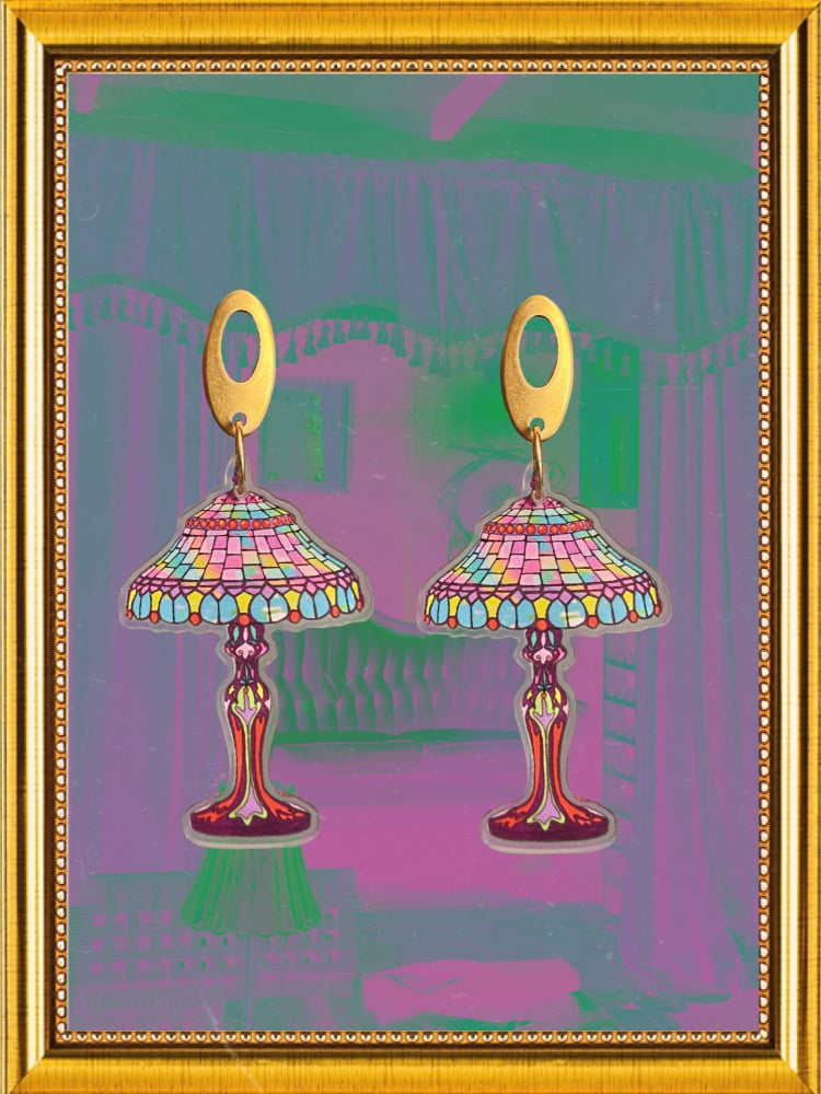 Image of Tifanny Lamp earrings