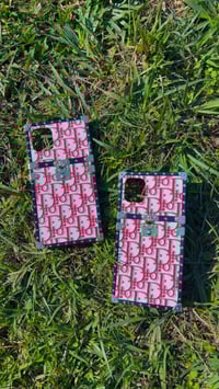 Image 2 of Red Designer Purse iPhone Case 