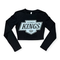 Image 1 of Kings Crop Baby Tee Long Sleeve
