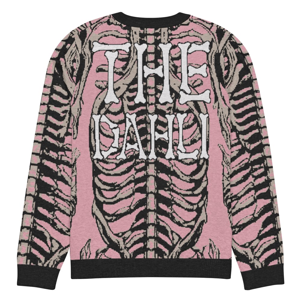 Knitted crew neck sweater