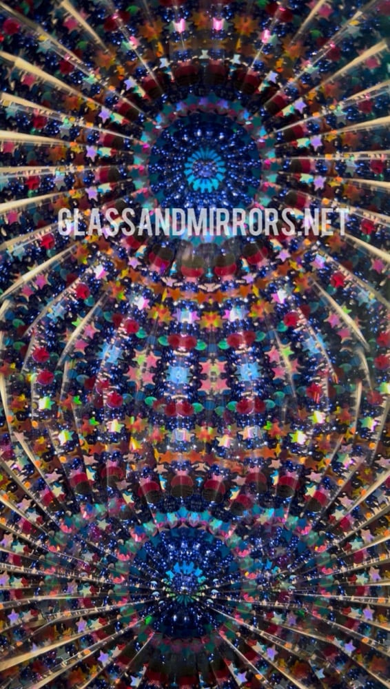 Image of Blue Skies Mini Aura Kaleidoscope (slim)