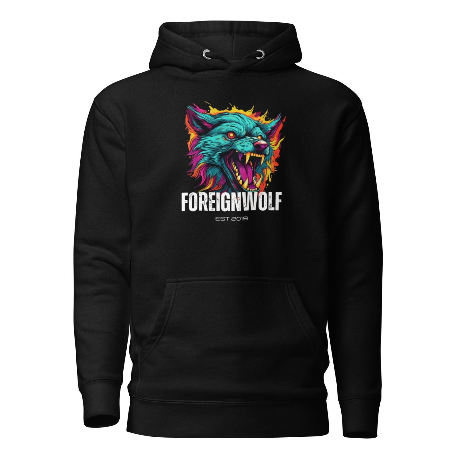 Image of ForeignWolf Wolf Head Hoodie