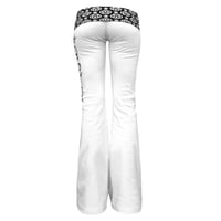Image 2 of white starkissed foldover leggings *black*