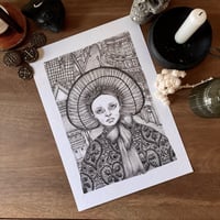 Image 4 of ‘I Need No Salvation’ A4 Art Print