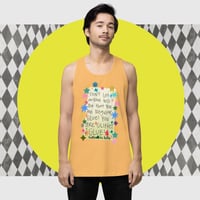 Image 5 of Glitter Glue Men’s premium tank top