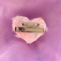 Image 2 of 2way hair clip and brooch - mint x pink