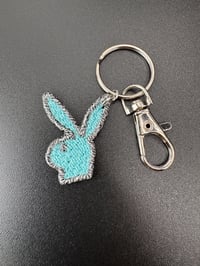 Image 1 of Glow In The Dark Bunny Keychain