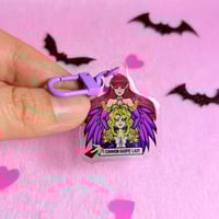Image 1 of 1.5 Inch Acrylic Key Chain Harpie