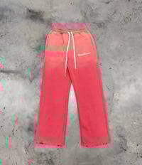 Image 3 of CORAL ROSE QUILTED LE UN ET SEULEMENT PATCH HOODIE FULL SET