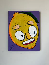Image 2 of Big lemon head painting