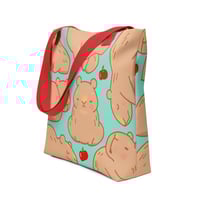 Image 1 of Apple Capy Tote Bag