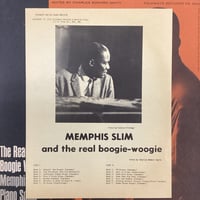 Image 3 of Memphis Slim ‎– The Real Boogie Woogie: Memphis Slim Piano Solos