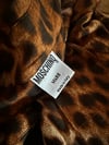 vintage Moschino leopard blouse or mini dress