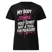 Image 1 of Women’s basic softstyle t-shirt “Temple not a Tool”