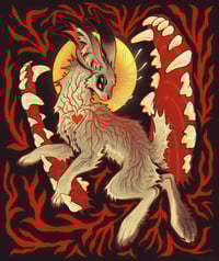 Image 7 of Eats and Eaten - Rabbit Tapestry