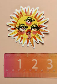Image 2 of THE SUN VINYL STICKER