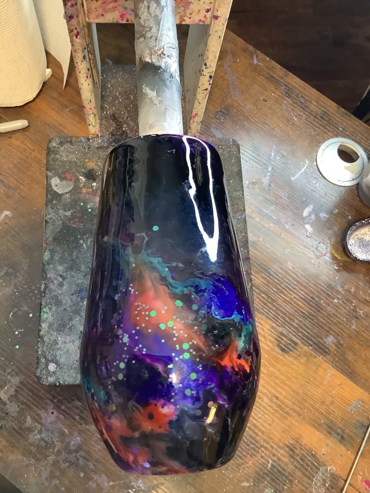 Image of 17oz Purple Teal Coral Nebula