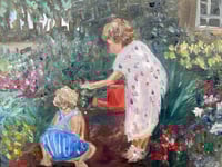 Image 2 of Sowing seeds-  original oil painting  copy