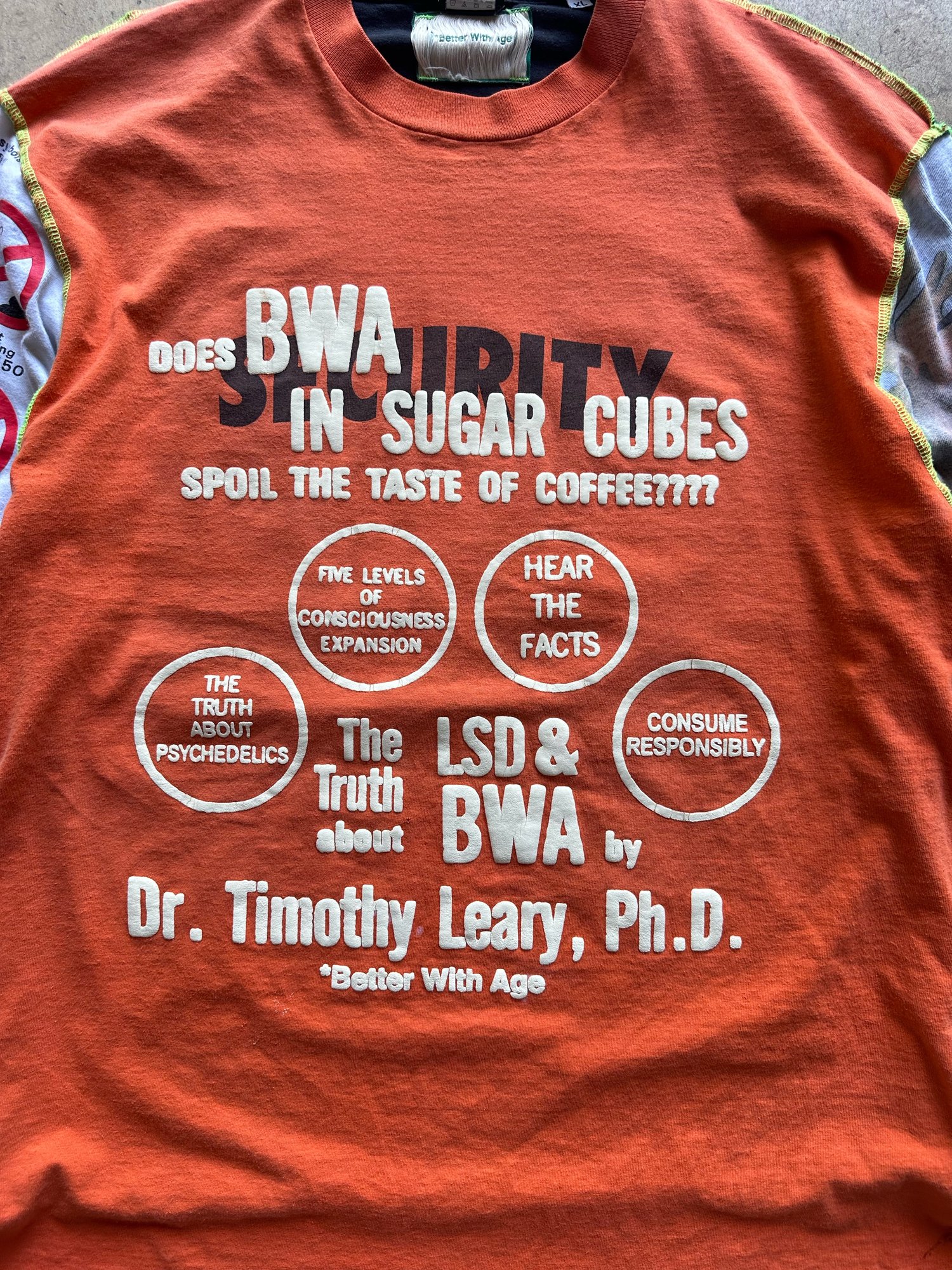 Image of Better With Age Upcycled Drug Longsleeve