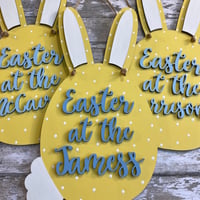 Image 4 of Family Easter Bunny Sign