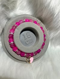 Image 2 of “Pretty in Pink” Beaded Bracelet