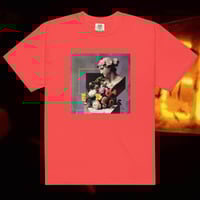Image 5 of Unisex garment-dyed heavyweight t-shirt "The Carbon Orchestra" LP Back Cover Artwork